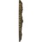 Ekena Millwork Marseille Ceiling Medallion (Fits Canopies up to 7 3/8"), Hand-Painted Brass, 21"OD x 2"P CM21MABRS - alternate 2